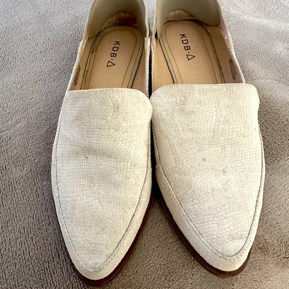 Kelsi Dagger Cream Loafers